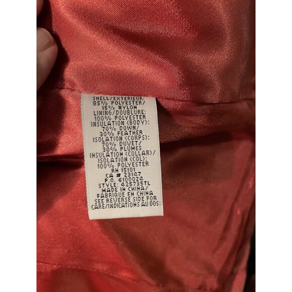 Talbots Coat Women’s Size Small Peach Snaps Pockets - Picture 5 of 6